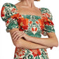 Cara Cara - Kelly Floral Puff-Sleeve Minidress