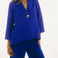 Joseph Ribkoff - Collared Textured Trapeze Jacket