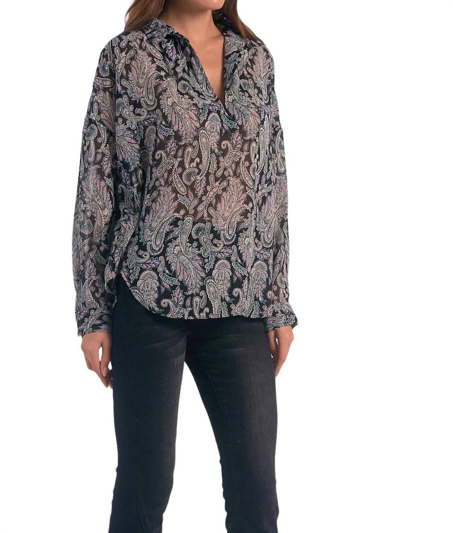 Elan - Melodia Paisley Blouse