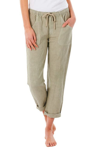Rip Curl Panoma Ankle Pants - Stone Green