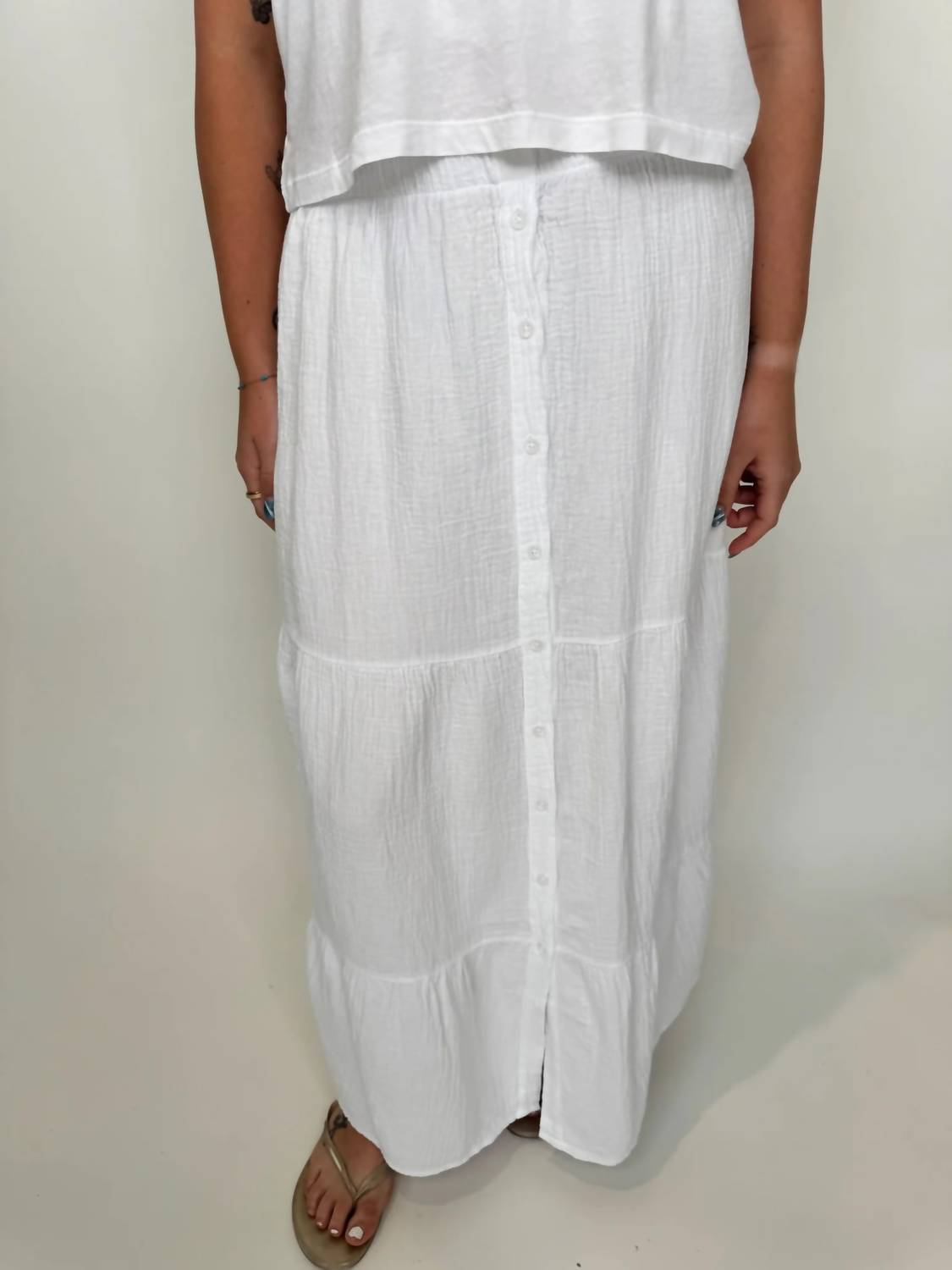 Bobi - Tiered Maxi Skirt