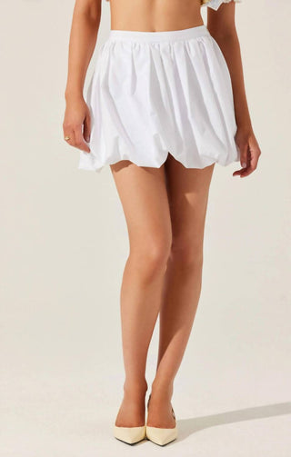 Astr - Libi Bubble Hem Mini Skirt