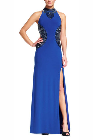 Adrianna Papell - Beaded Sheer Gown