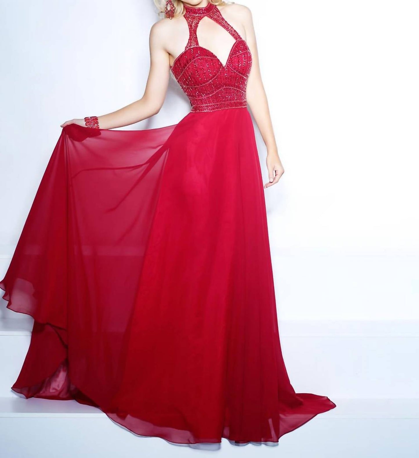 2Cute - Halter Prom Dress