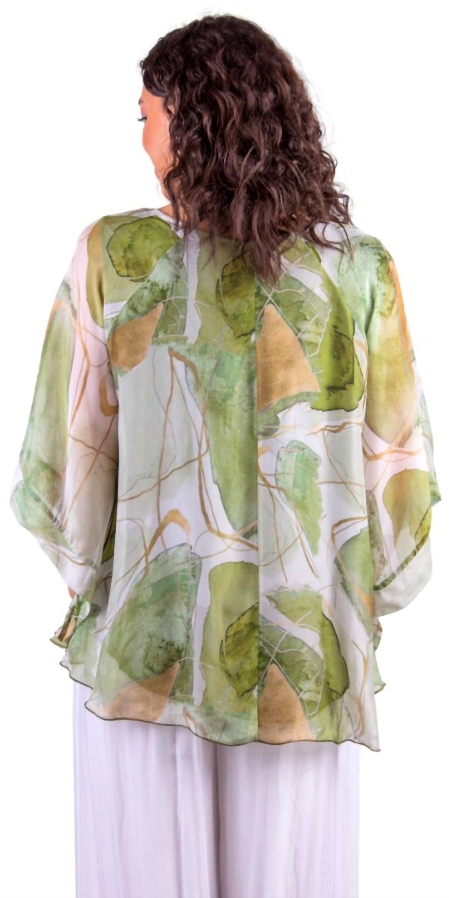 Gigi Moda - Coletta Abstract Silk Top