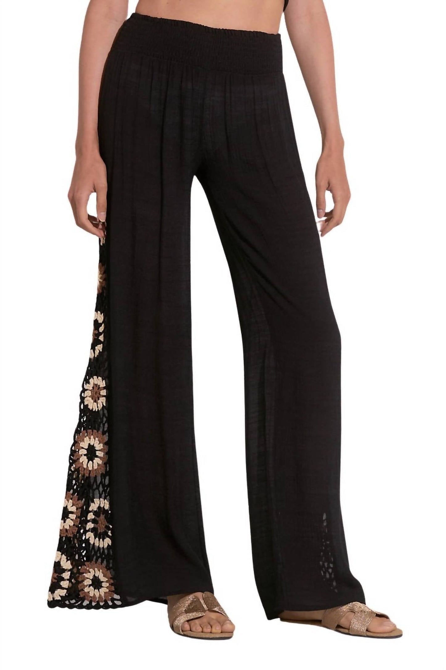 Elan - Crochet Beach Pants