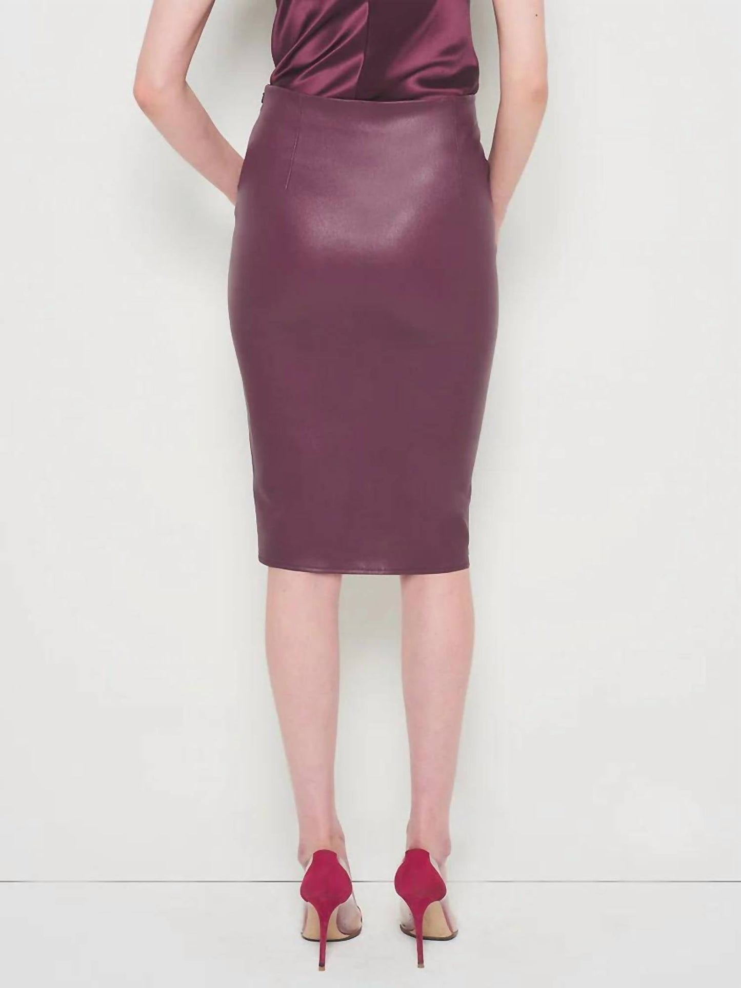 As By Df - Claude Stretch Leather Skirt