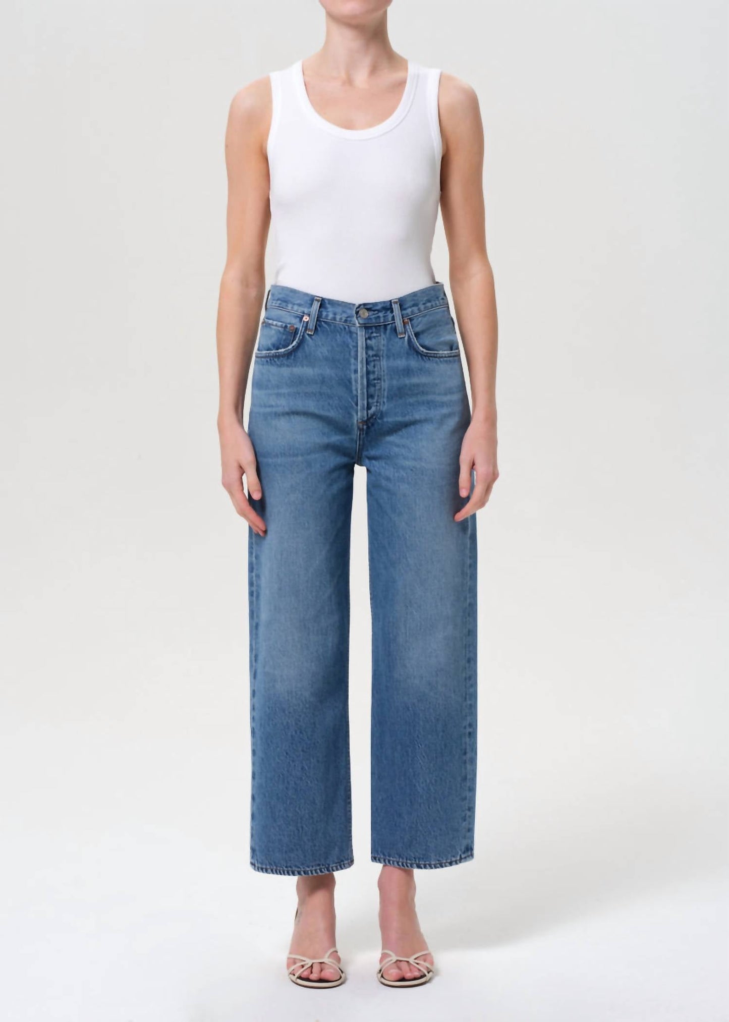 Agolde - Ren High Rise Wide Leg Jeans