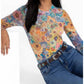 Johnny Was - NATALIE 3/4 MESH TEE