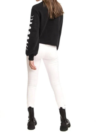 Chrldr - MOON PHASES - Balloon Sleeve Lounge Top