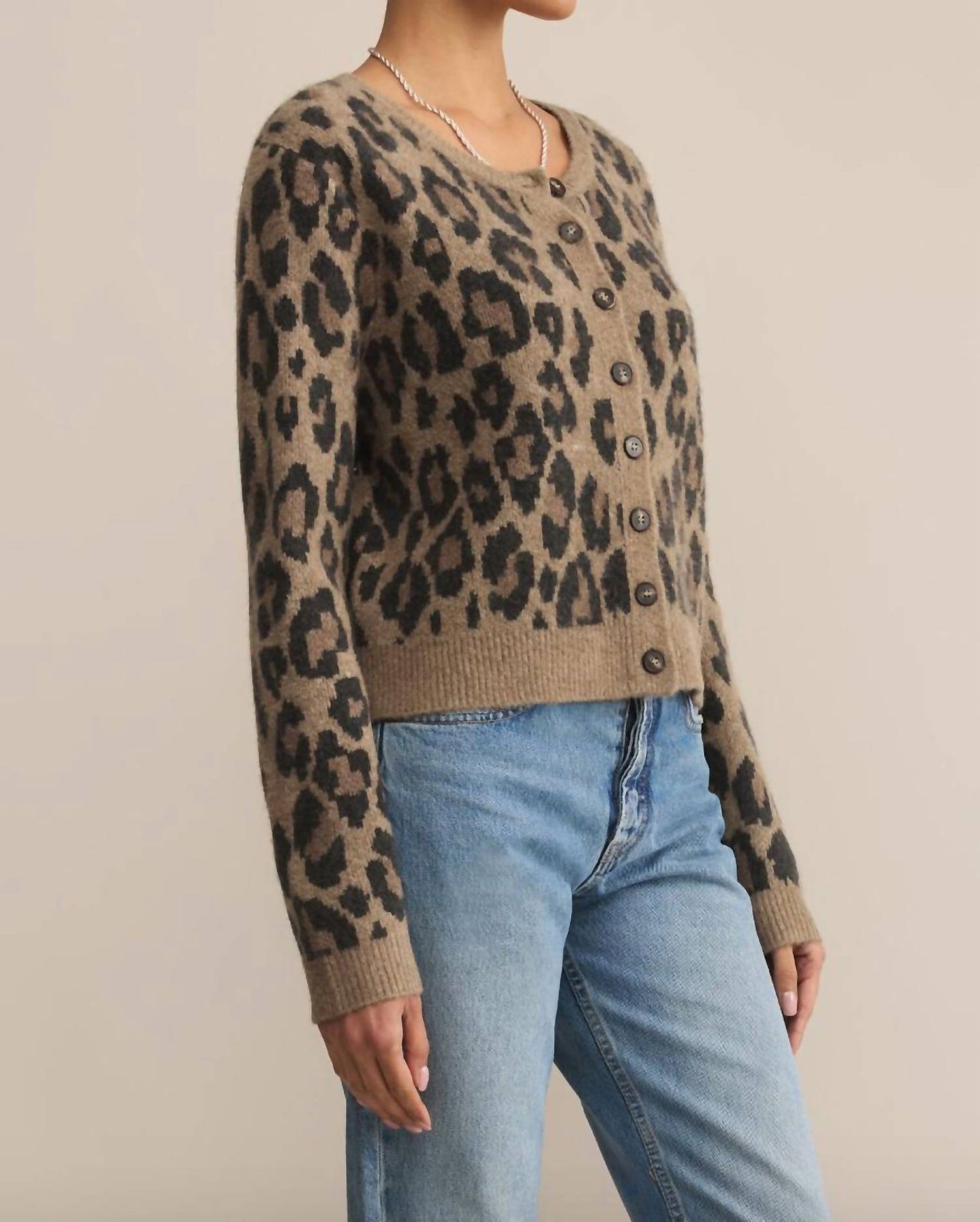 Z Supply - Leopard Button Up Cardigan