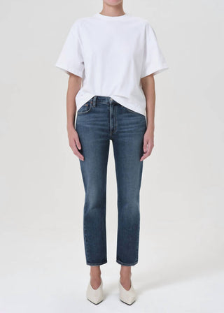 Agolde - Control Kye Mid Rise Straight Crop Jeans