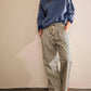 Free People - Dakota Cinched Striped Denim Trousers