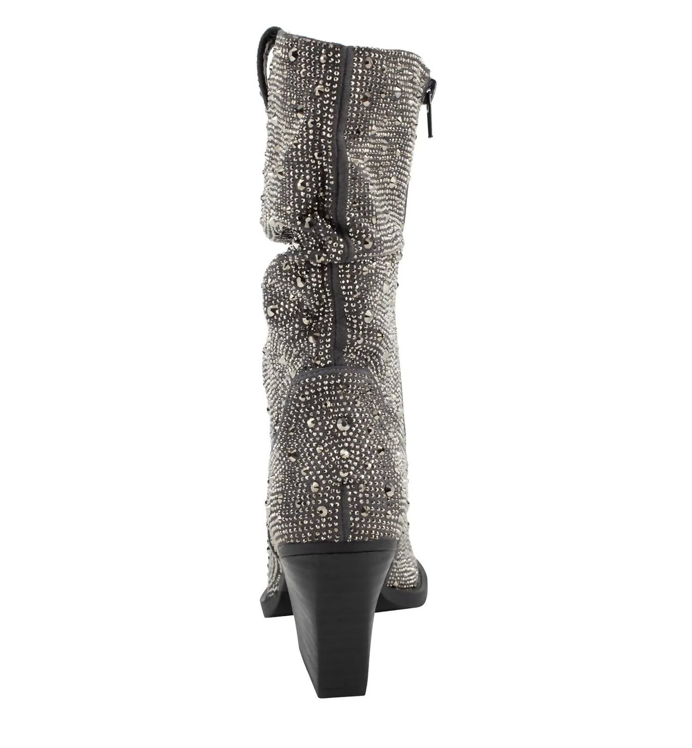 Very G - Women's Kady Slouch Crystal Boot