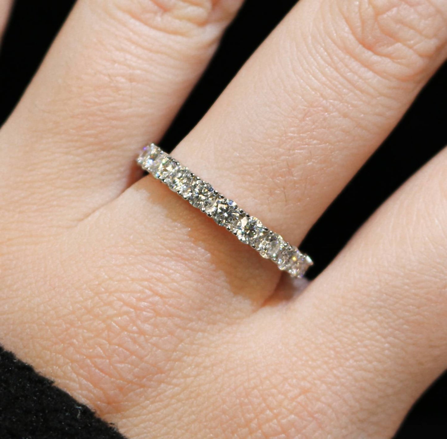 Allyanna Gifts - Women's Moissanite Eternity Band Ring