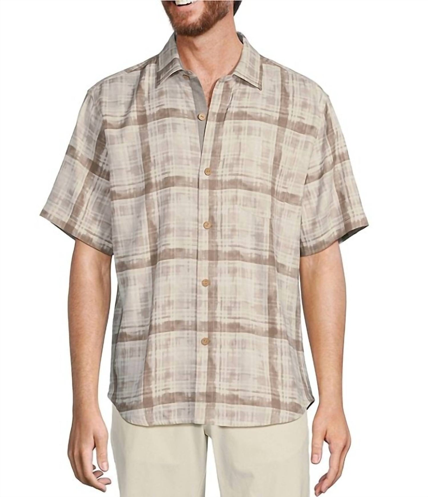 Tommy Bahama - Plaid About You Short Sleeve Woven Shirt