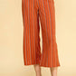 Bebop - High Waist Cropped Striped Pants