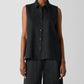 Eileen Fisher - EILEEN FISHER CLASSIC COLLAR SLEEVELESS TOP