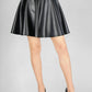 42Pops - Vegan Leather Skater Skirt