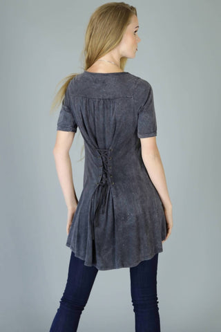 Tough Luv - Corset Back Cotton Jersey