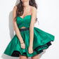Rachel Allan - Strapless Matte Satin Homecoming Dress