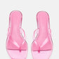 Steve Madden - Women's Tracie Y2k Jelly Thong Kitten Heel Sandal