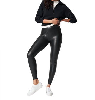 Spanx - Faux Leather Leggings - Petite