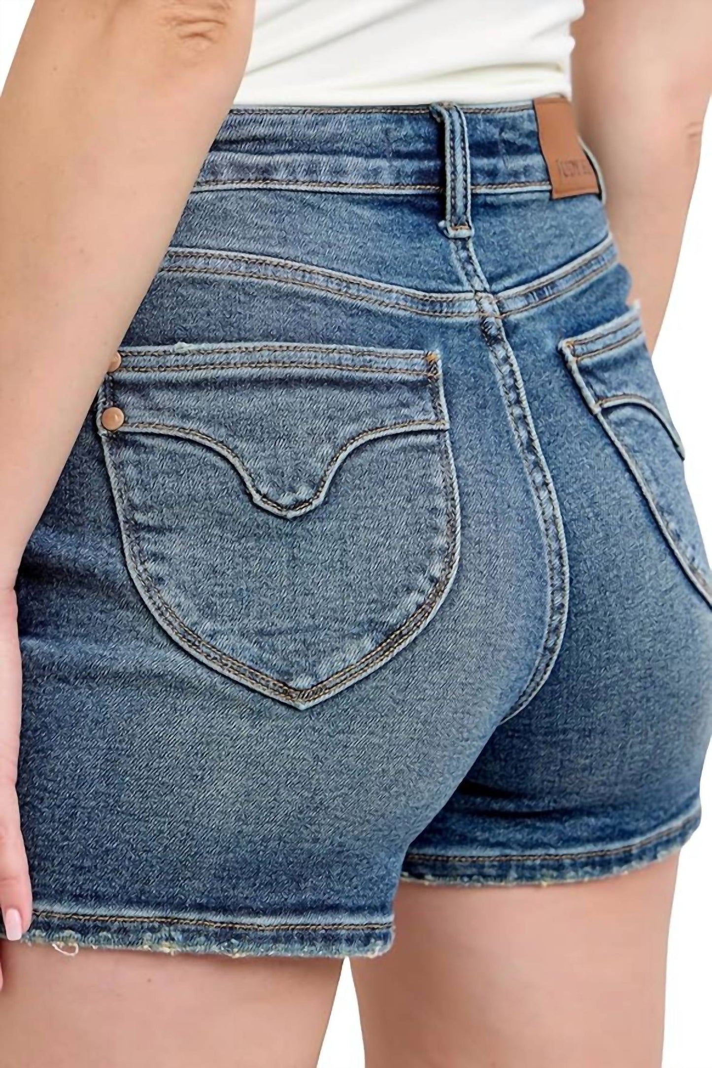 Judy Blue - Celia High Waist Shield Shorts