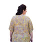 On The Plus Side - Rayon Short Sleeve V-Neck Blouse - Plus