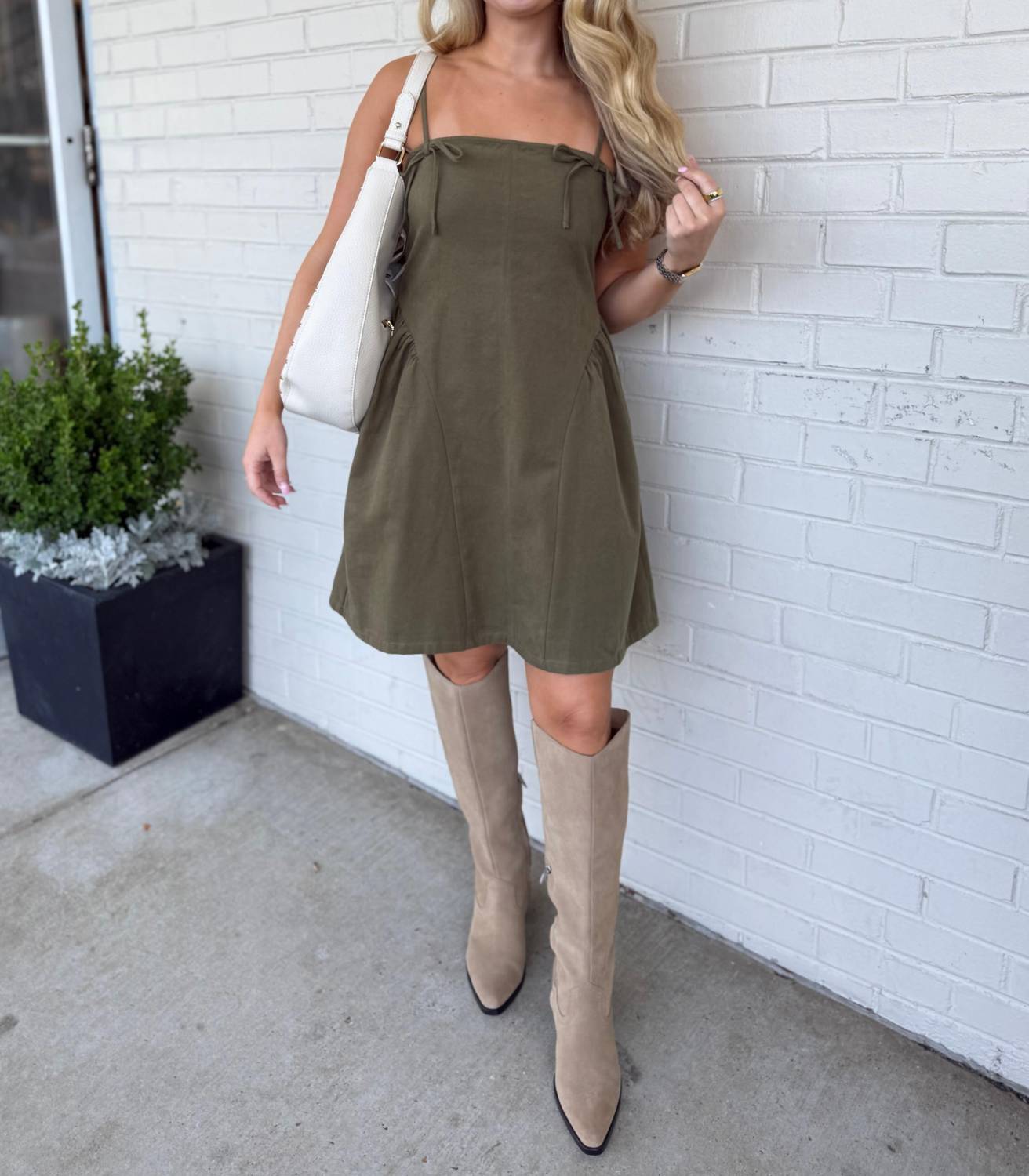 Aureum - Ophelia Bow Mini Dress