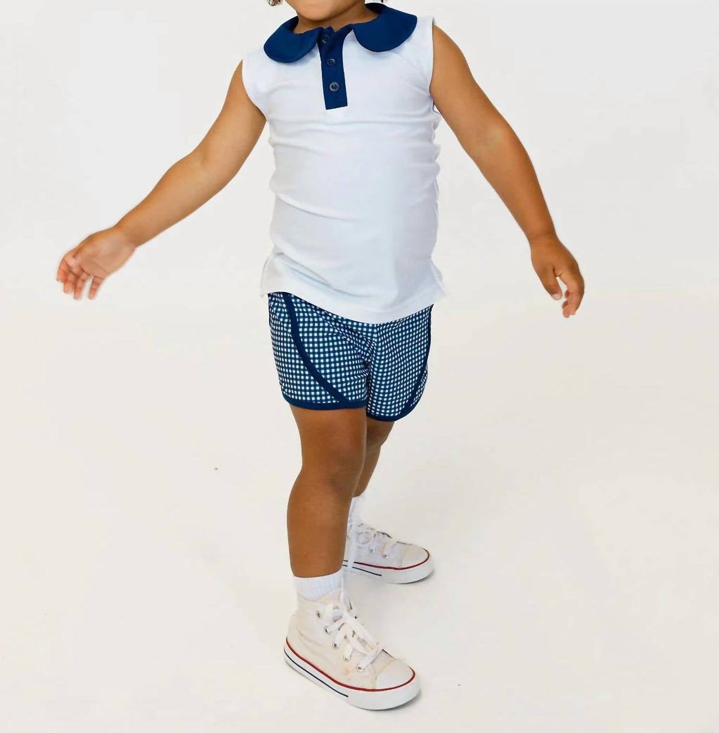 Courtside Kids - Girl's Gingham Super Short