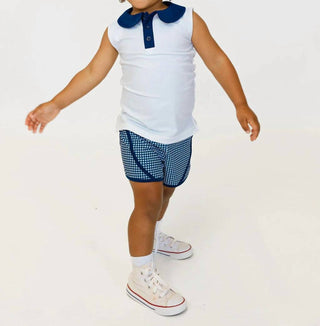 Courtside Kids - Girl's Gingham Super Short