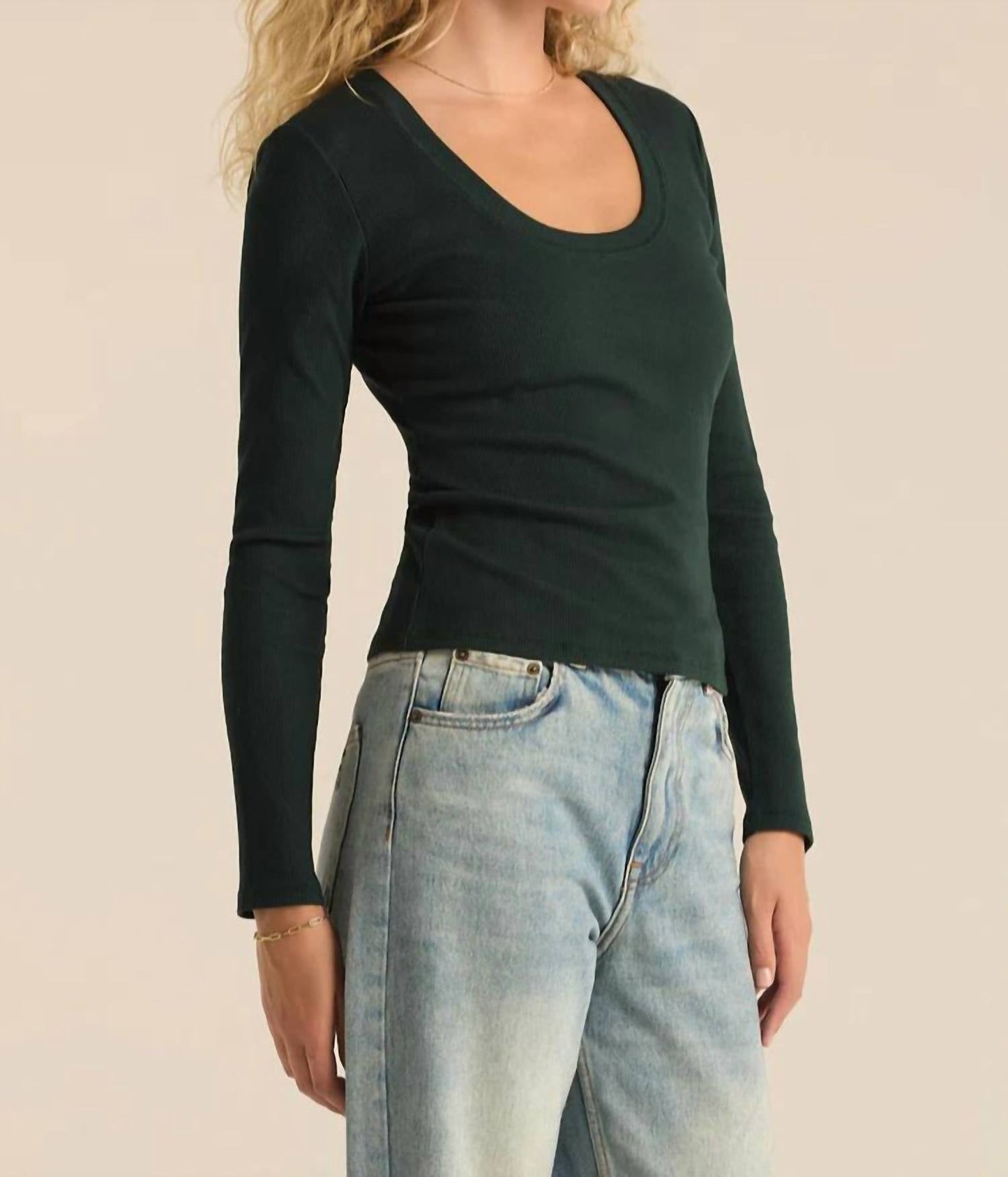 Z Supply - Sirena Rib Long Sleeve Top