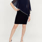 Frank Lyman - Knee-length Sheath Woven Dress