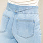 1822 Denim - Bleach Please Folded Waistband Jeans