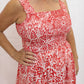 Charlie B - Women's Midi Smocked Dress