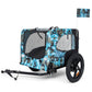 Outdoor Heavy Duty Collapsible Pet Bike Trailer with 16-Inch Wheels