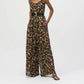 Joseph Ribkoff - chiffon animal print wide leg jumpsuit