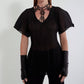 Nin Studio - Medusa V Neck Top