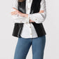 Generation Love - RIALTO VEGAN LEATHER SLEEVELESS BLAZER