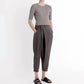 7115 By Szeki - Ribbed Short Sleeve Top