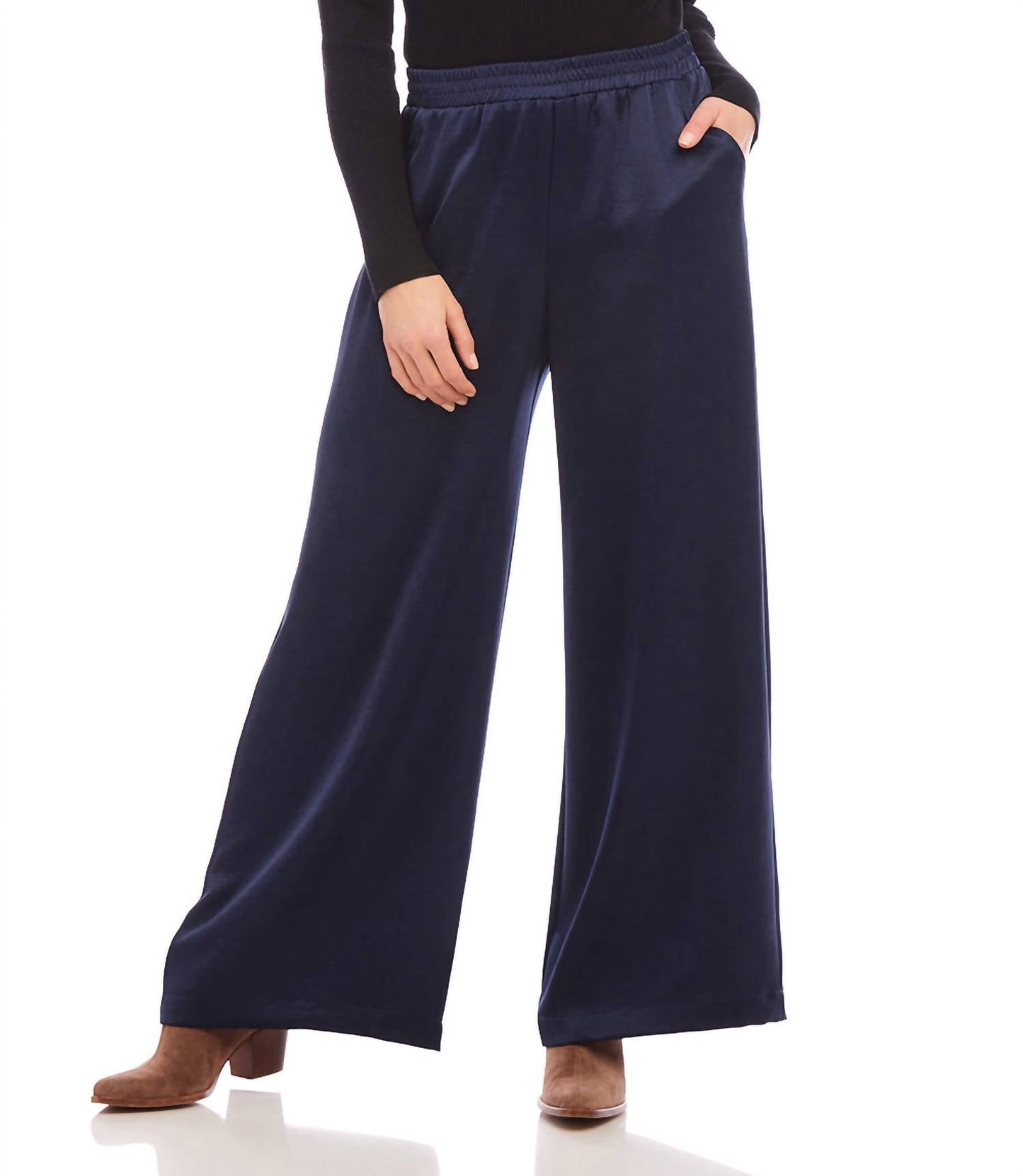 Karen Kane - Wide Leg Satin Pants