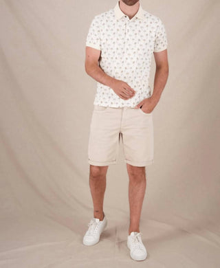 A Fish Named Fred - Palm Trees Short Sleeve Polo