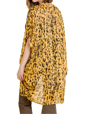 Umgee - Animal Print Cocoon Kimono