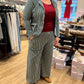 Aratta - Alaia Striped Denim Blazer