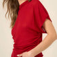 Project Social T - Holly Funnel Neck Dolman Top