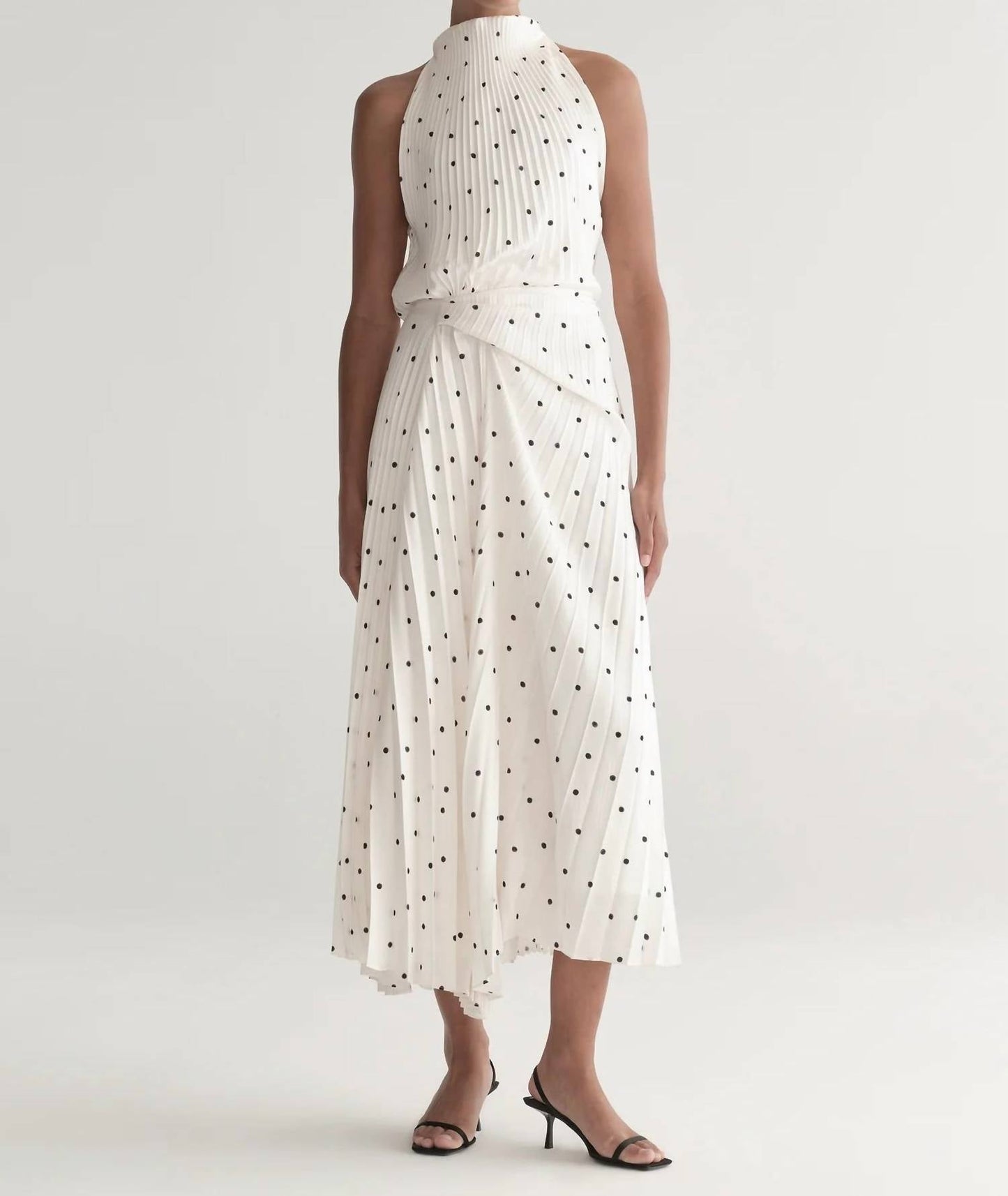 A.L.C. - Simona Pleated Midi Dress