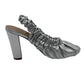 Ulla Johnson - Women's Lucia Leather Ruched High Heeled Shoes