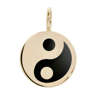 Eklexic - Women's Large Enamel Yin Yang Pendant