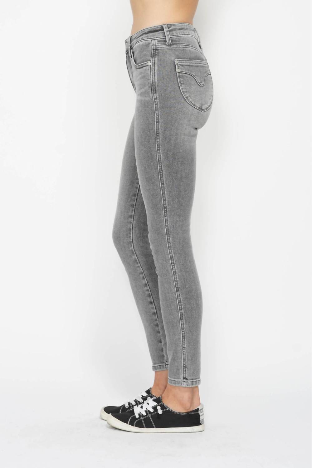 Judy Blue - Tummy Control Shield Pockets Skinny Jeans